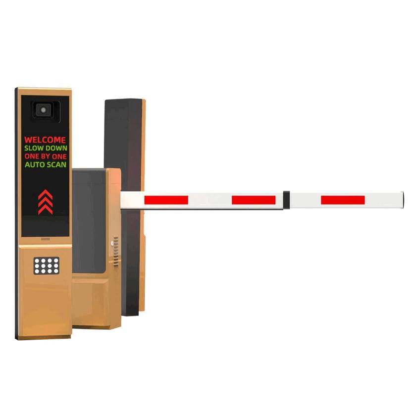 Barrera de Estacionamiento Automática de Valla Plegable con Indicador de Estado LED – Sistema Inteligente de Brazo Articulado para Control de Acceso Vehicular