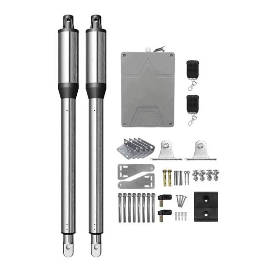 Kit Abridor de Portón Batiente Doble Automático 24V DC – Sistema de Motor Eléctrico de Doble Brazo para Seguridad Perimetral Residencial y Comercial