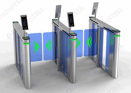 Molinete de Puerta Rápida Automática de Alta Seguridad con Reconocimiento Facial Biométrico para Zonas Restringidas – Sistema Avanzado de Control de Acceso Peatonal2
