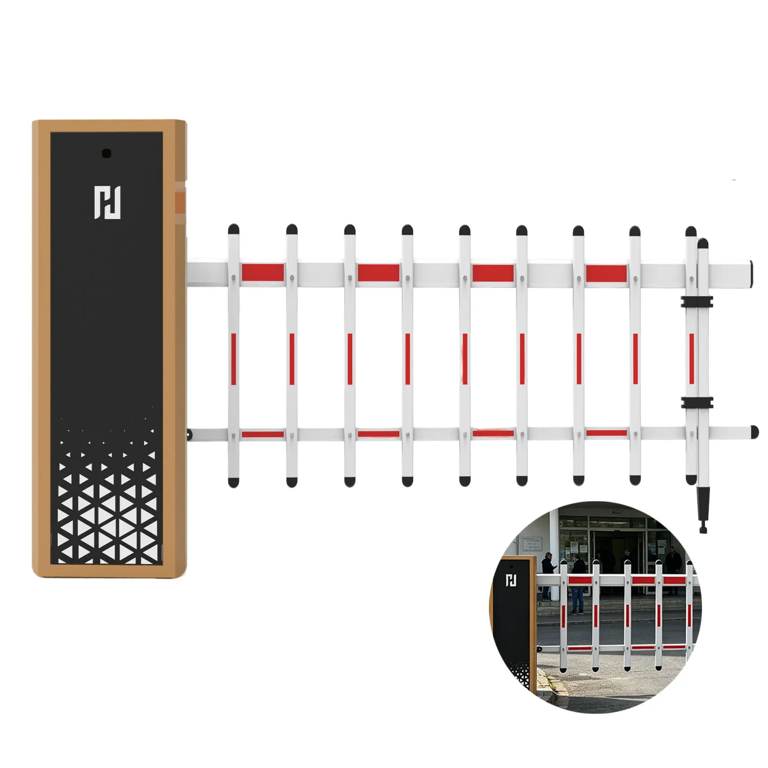 Barrera de Gestión de Peaje Industrial de Alto Tránsito – Sistema Inteligente Motorizado de Control de Acceso Vehicular de Servicio Pesado