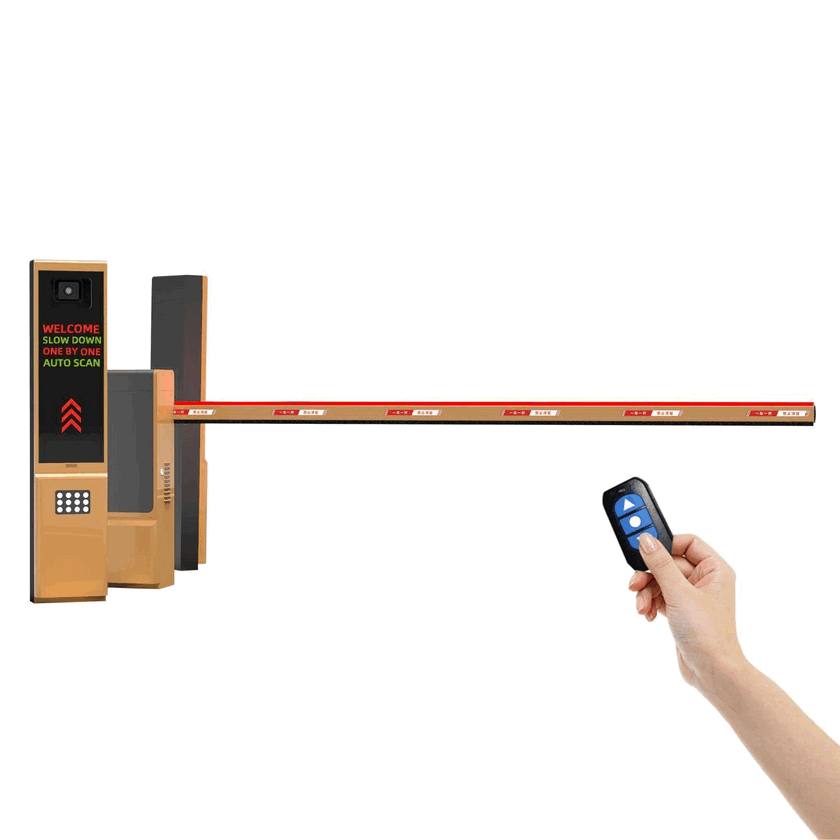 Mejore la seguridad industrial con nuestra barrera inteligente de brazo de 10 metros. Sistema de barrera de tránsito y control de acceso vehicular de brazo largo para