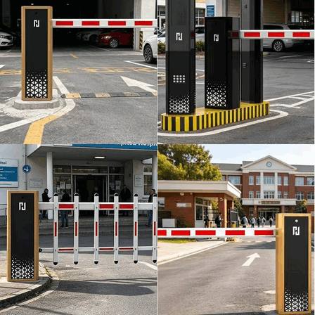 Barrera Automática de Brazo Inteligente con Motor Sin Escobillas, Lógica Anticolisiones y Amortiguador de Goma Protector – Sistema Premium de Control de Acceso de Seguridad3