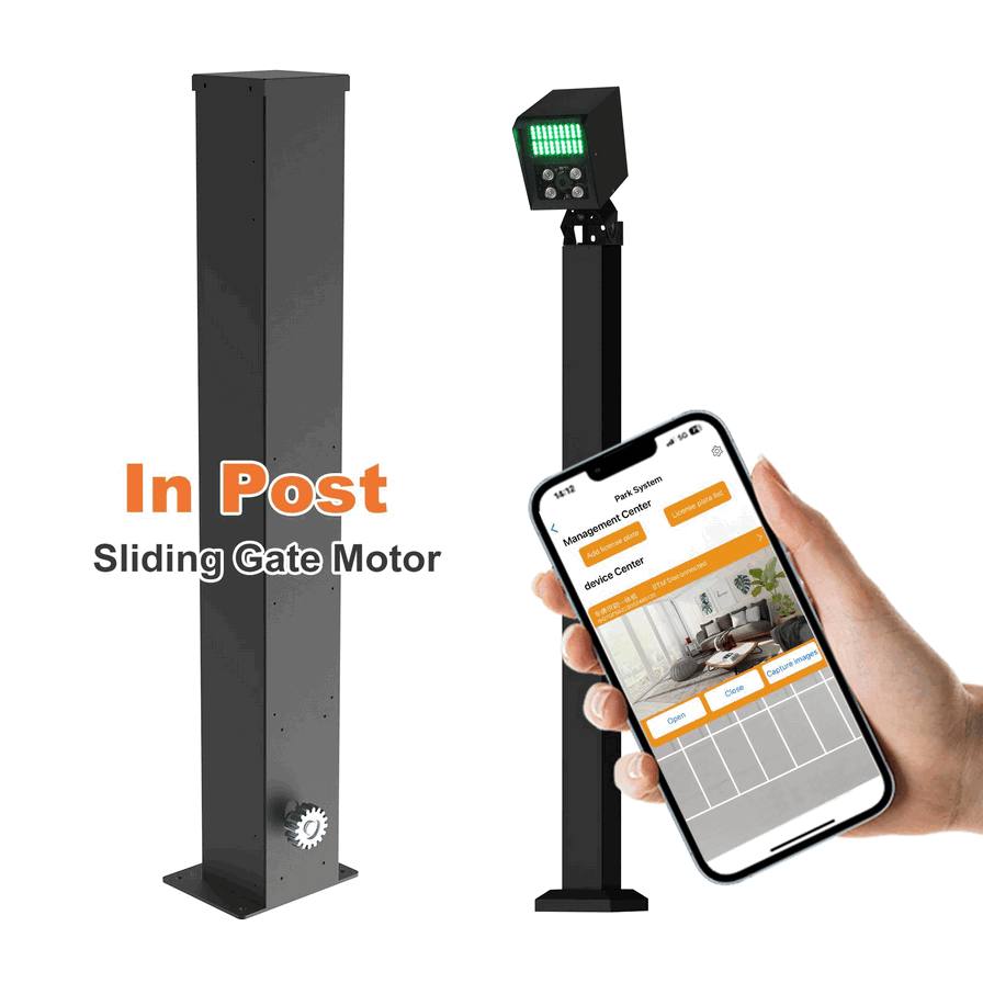Motor para Portón Corredizo de Columna con Sensores de Seguridad Infrarrojos – Sistema Abridor Eléctrico Premium con Detección de Obstáculos para Seguridad Residencial2