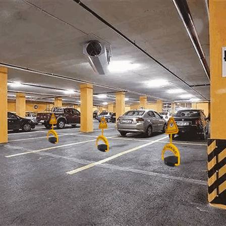 Bloqueador VIP de Estacionamiento Automático – Sistema de Control de Acceso Vehicular Remoto para Gestión de Propiedades y Seguridad de Edificios Comerciales1