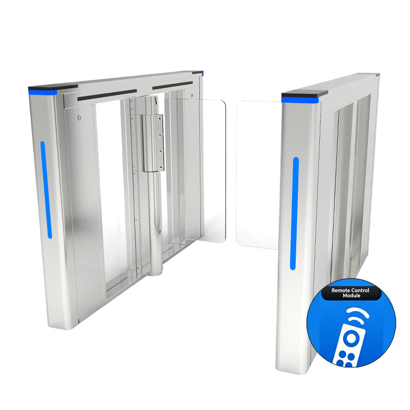 Molinete de Puerta Rápida Óptica de Doble Carril – Sistema de Ingreso Seguro de Control de Acceso Industrial para Fábricas y Centros de Fitness2