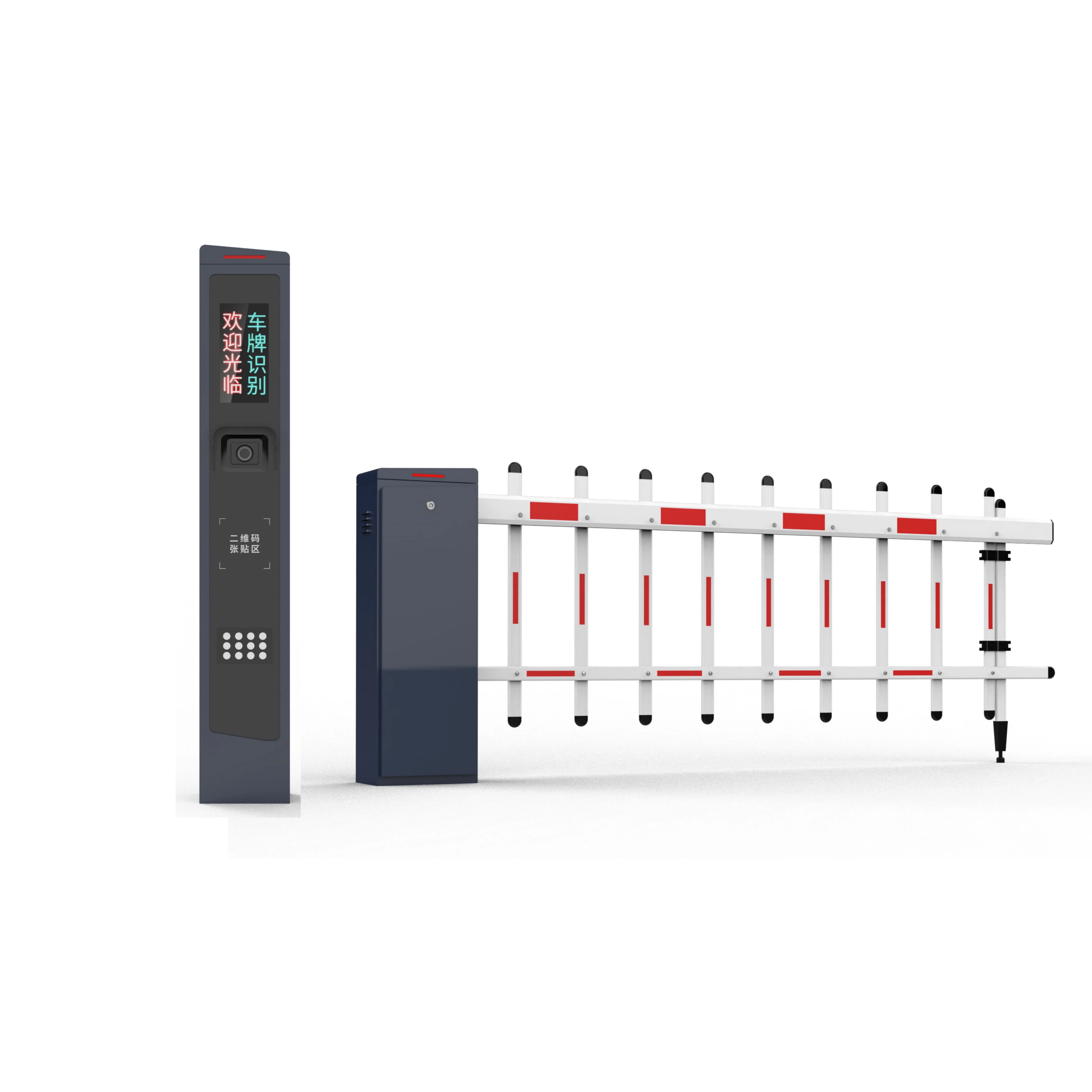 Barrera Vehicular LPR Inteligente DC 24V con Reconocimiento de Patentes – Control Automatizado de Acceso y Sistema Motorizado de Tránsito de Estacionamiento