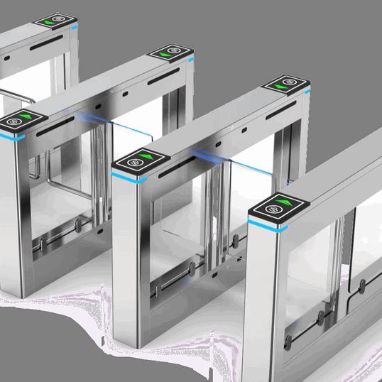 Molinete de Puerta Rápida Óptica de Alta Velocidad con Autenticación Multifactor – Sistema Seguro de Pasillo Peatonal para Corredores Corporativos1