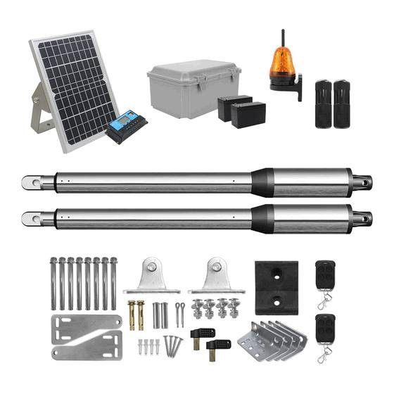 Kit Abridor de Portón Batiente Doble Automático 24V DC – Sistema de Motor Eléctrico de Doble Brazo para Seguridad Perimetral Residencial y Comercial3