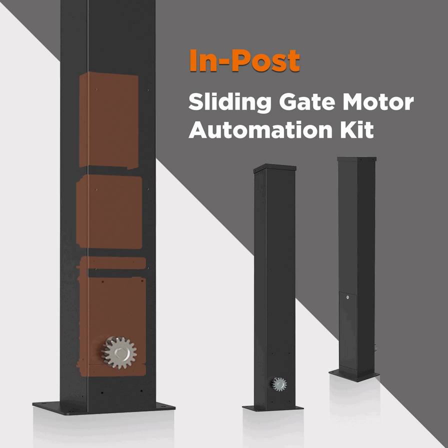 Kit de Motor para Portón Corredizo Industrial de Columna de 300 kg – Sistema Abridor Eléctrico de Servicio Pesado para Almacenes y Fábricas1