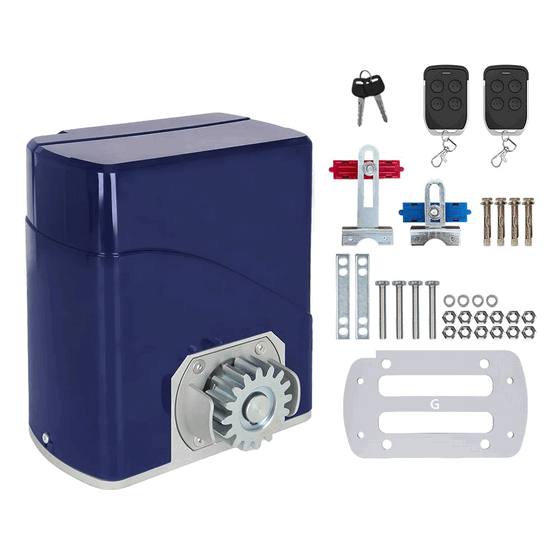 Kit de Motor para Portón Corredizo Automático de 800 kg de Servicio Pesado – Abridor Eléctrico de Portón Corredizo con Control Remoto Inalámbrico para Seguridad Residencial y Comercial