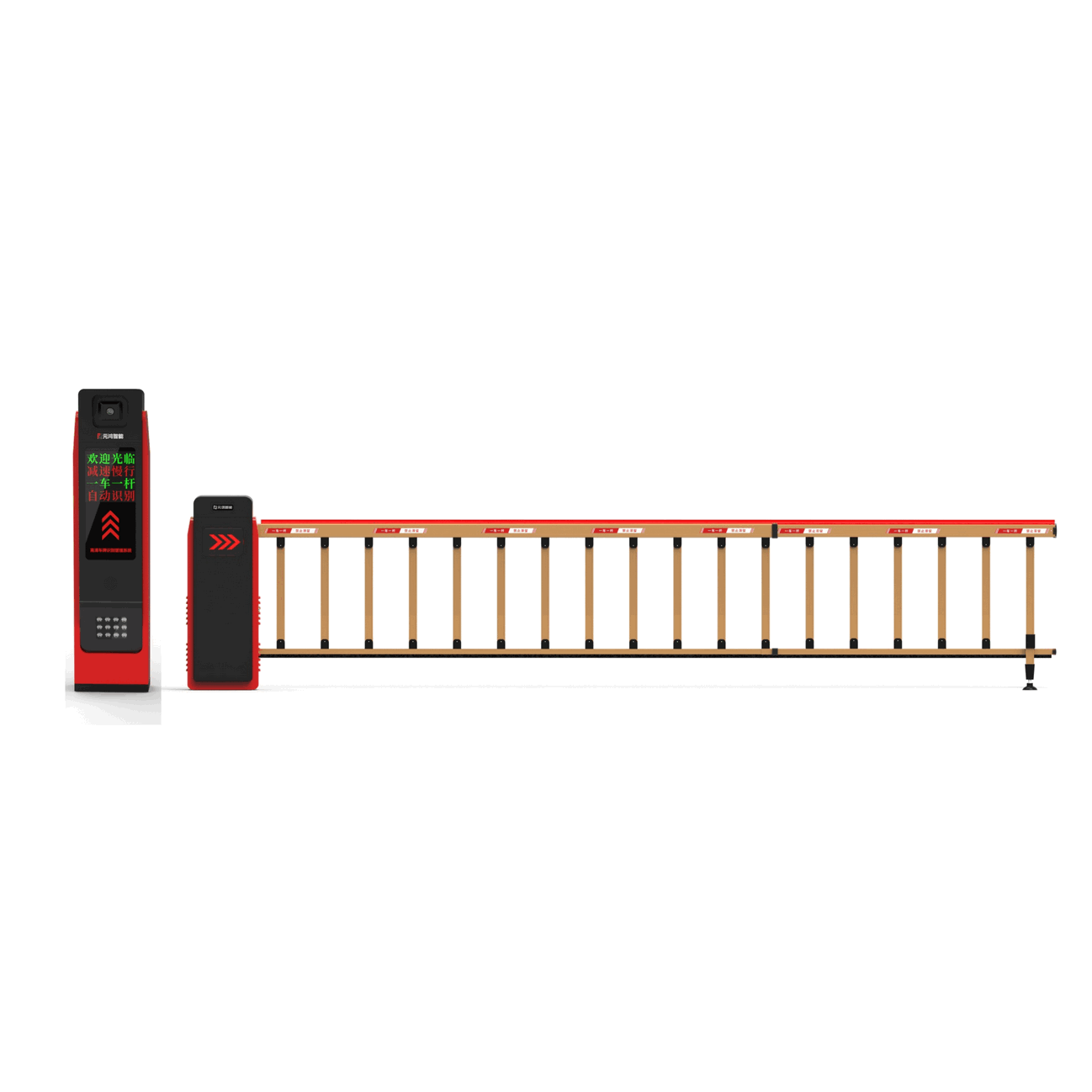 Barrera de Estacionamiento de Brazo de Valla de Malla de 4,5 m de Alta Seguridad – Sistema de Control de Acceso Vehicular Antiescalada